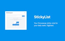 StickyList media 1