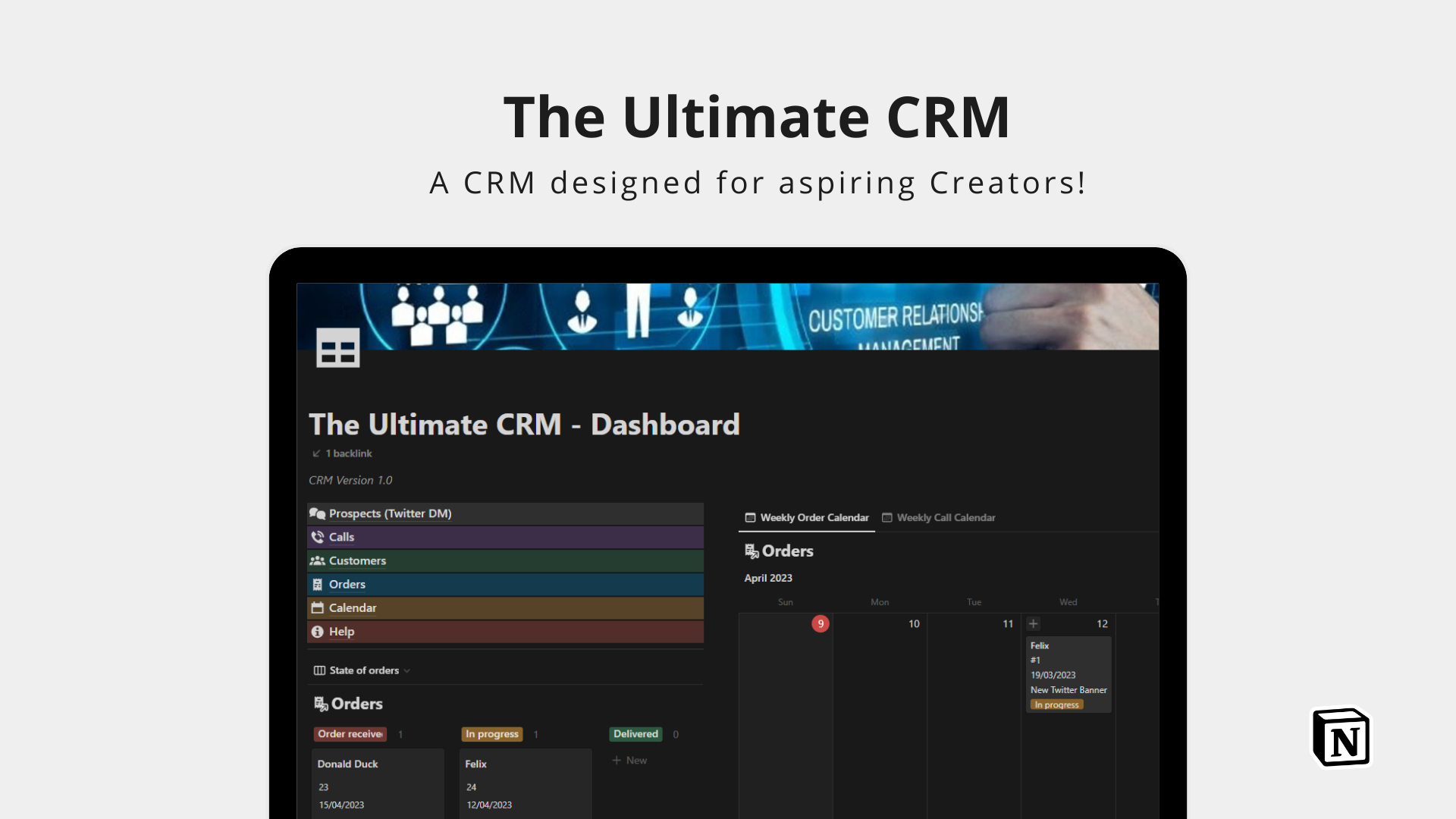 وسائط CRM النهائي - الأداة المثالية للبقاء منظمة كمنشئ طموح 1