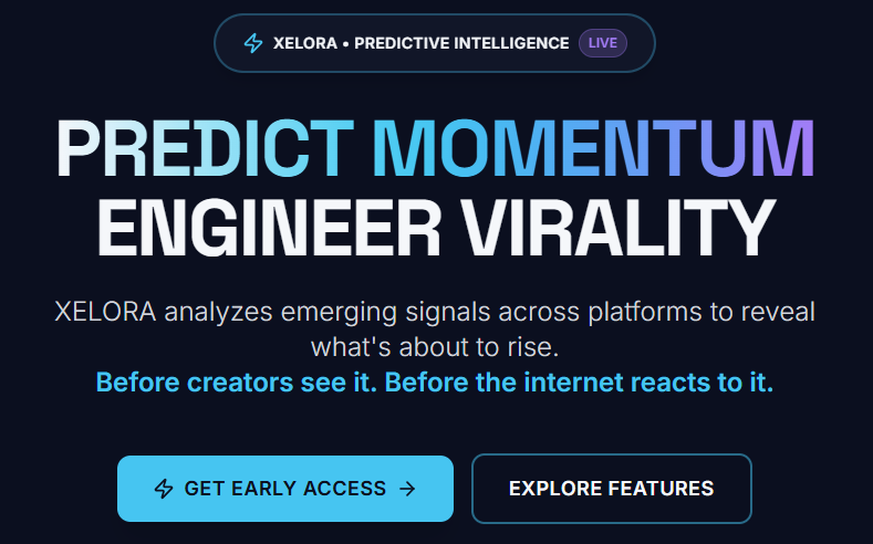 XELORA - Screenshot 4 showing product features and functionality
