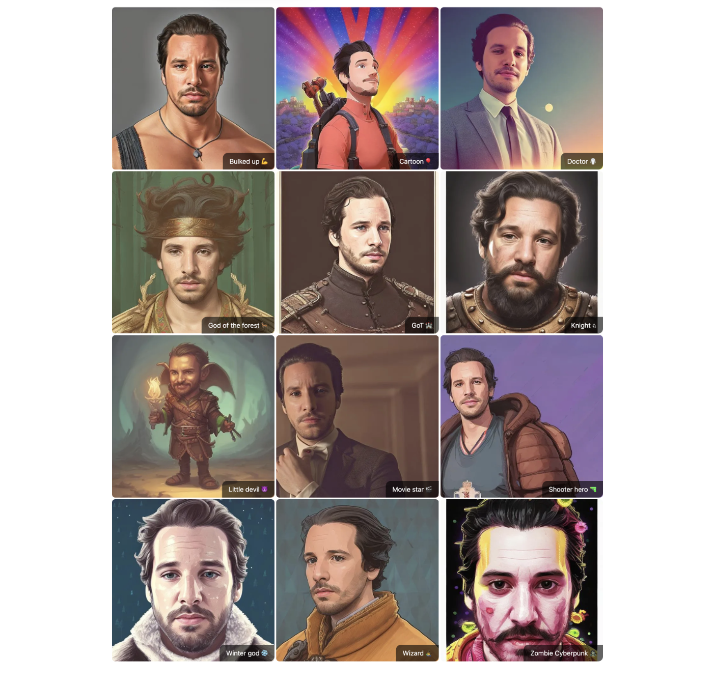 Média Posée - Obtenez des portraits générés par AI-AI en fonction de vos photos 2