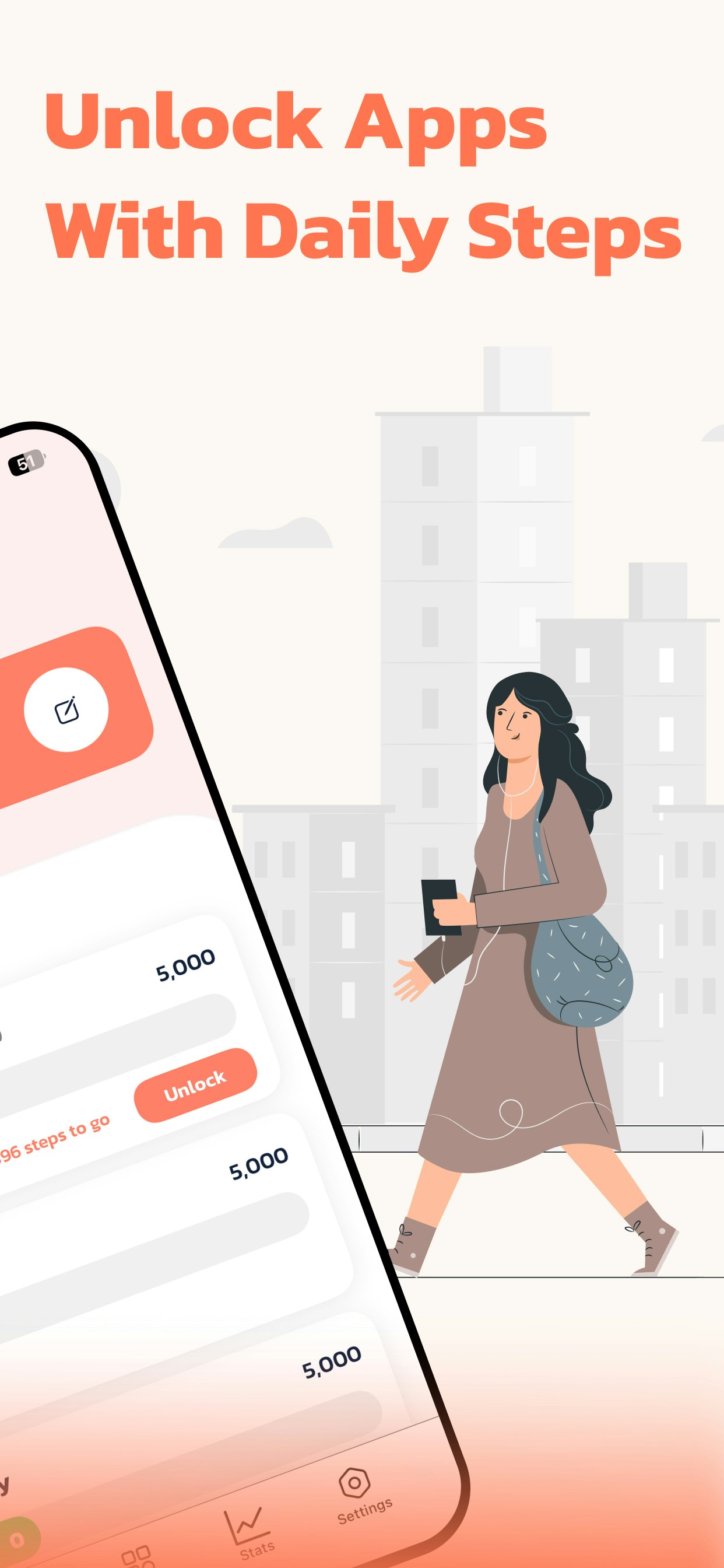 Walk Yo Unlock Screen Time - Screenshot 2 preview
