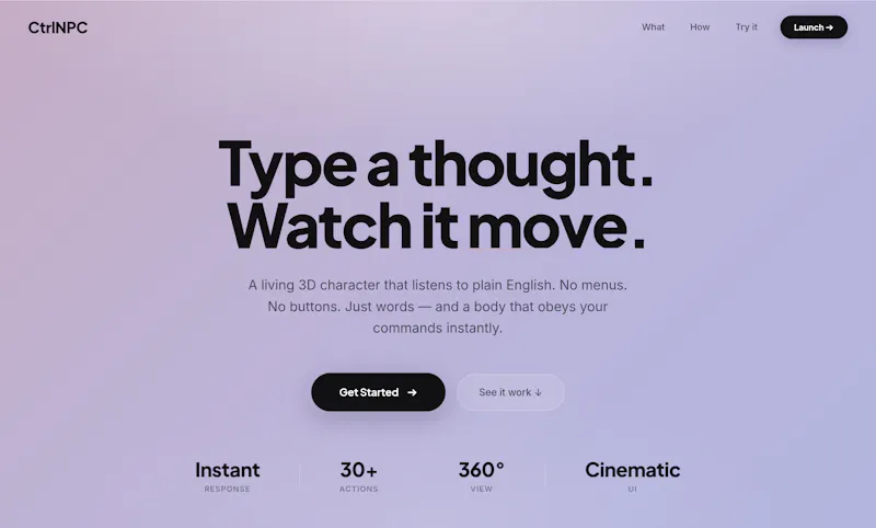 CtrlNPC — Character Control Interface screenshot 2