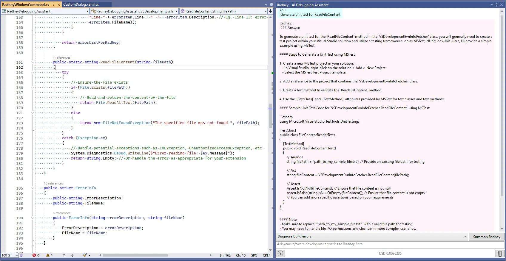Radhey - AI Developer Assistant gallery image