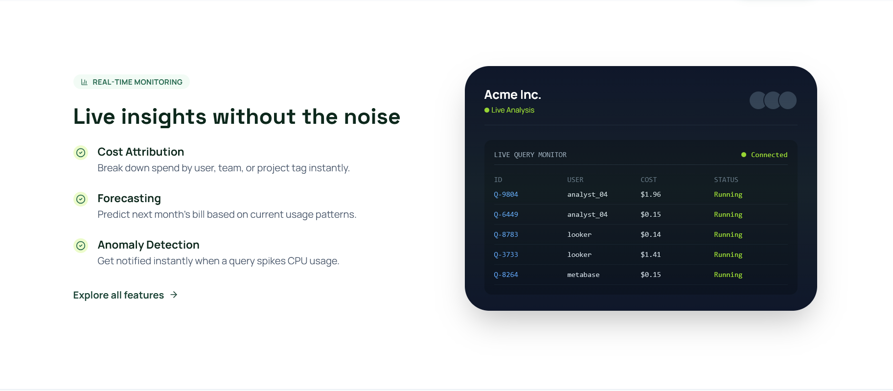 DataSentry - Screenshot 3 showing product features and functionality