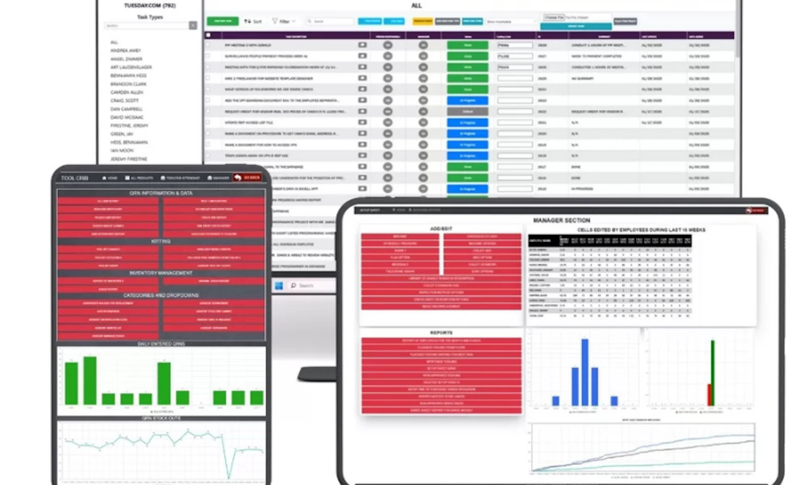 Texono Manufacturing ERP Software screenshot 1