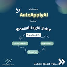 Логотип AutoApplyAI. Улучшите качество поиска работы с помощью нашей передовой технологии искусственного интеллекта.
