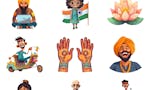 India Stickers image