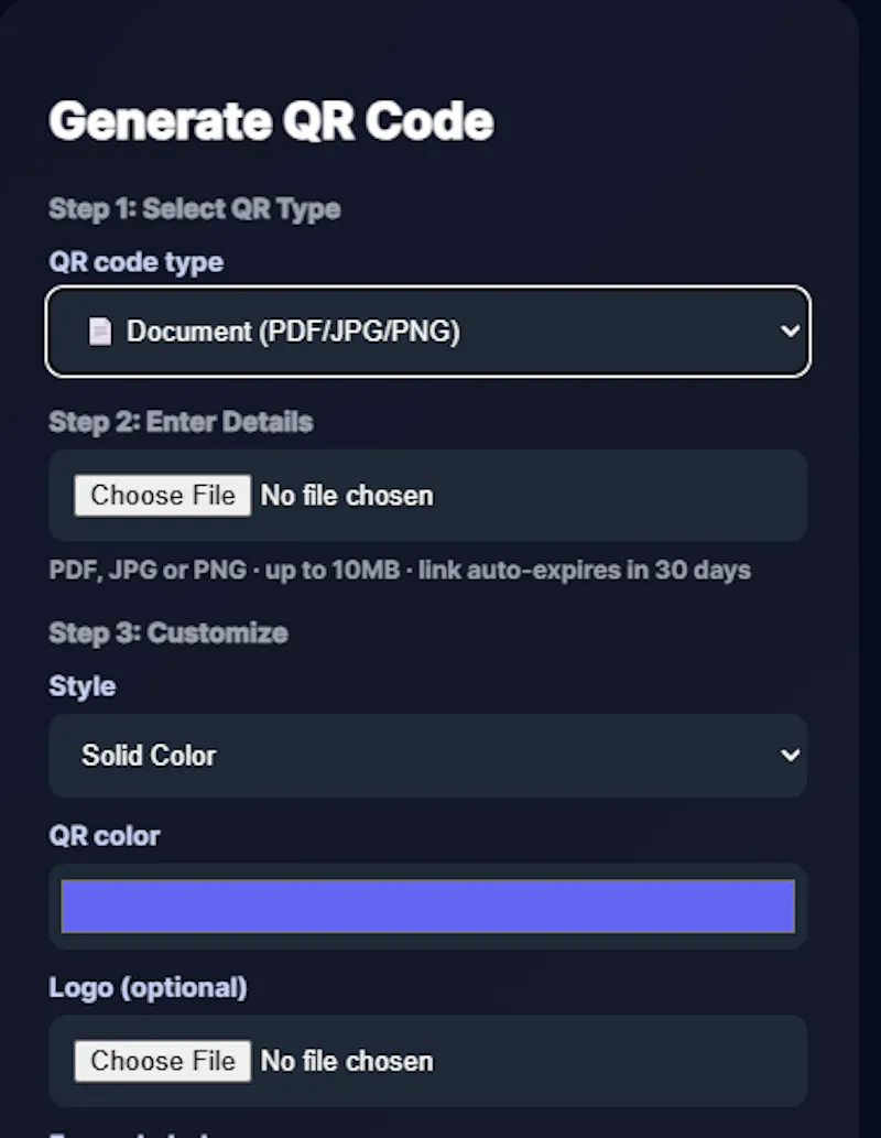 QR toolkit for business screenshot 3