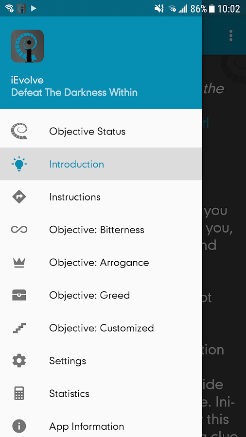 Improve Your Personal Behavior and Mood with iEvolve App to Defeat The Darkness Within gallery image