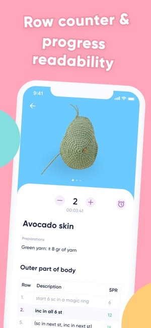 Crochet app - counters, patterns & tools gallery image