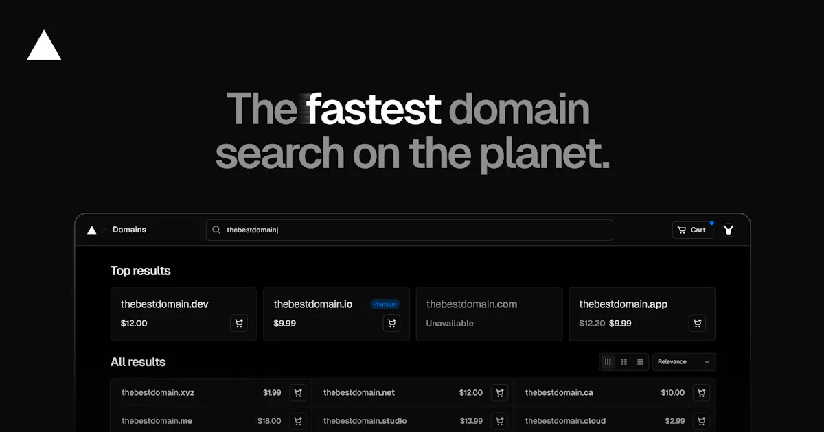 Vercel Domains