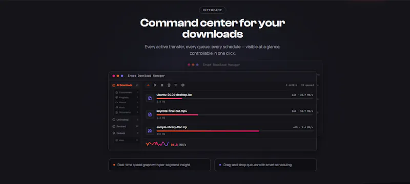 Erupt‑DM screenshot 3