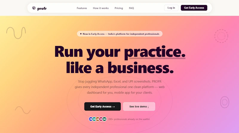 PROFR  screenshot 1