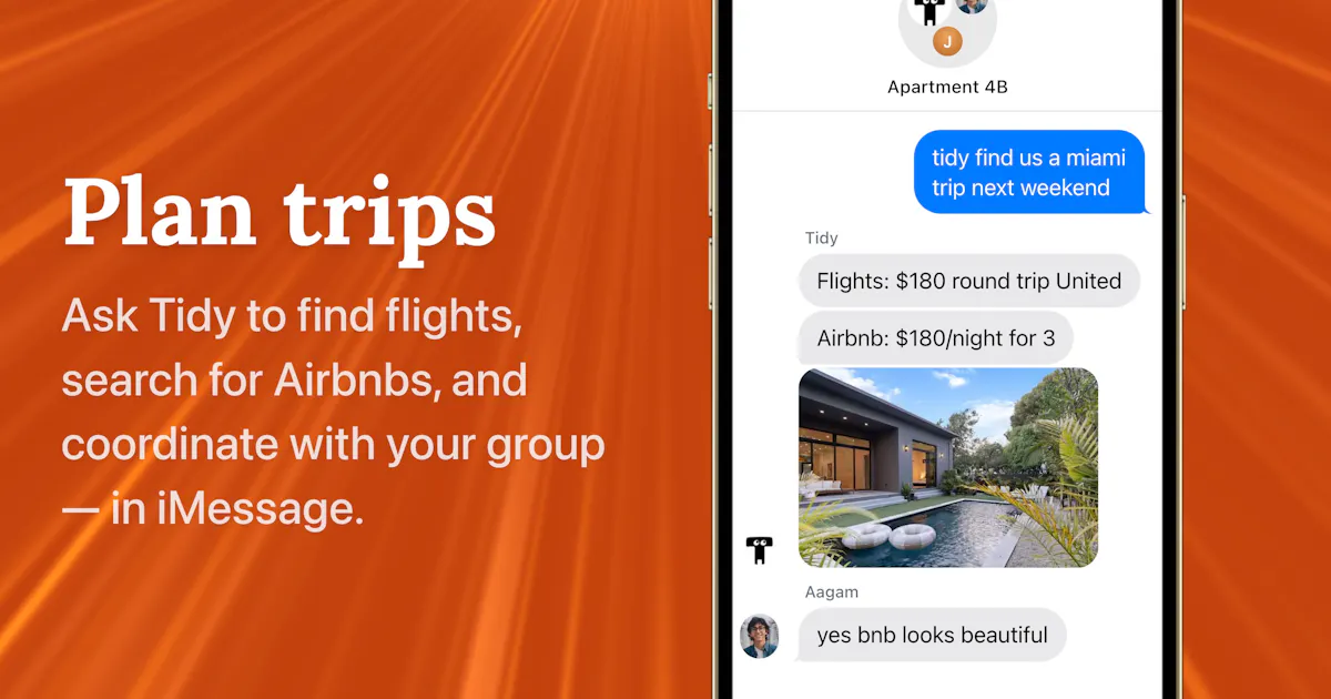 Tidy for Group Chats