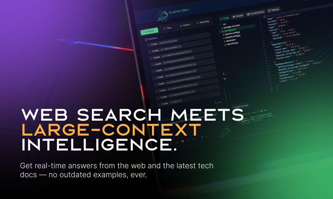 Biela.dev 2.0 - Screenshot 5 showing product features and functionality