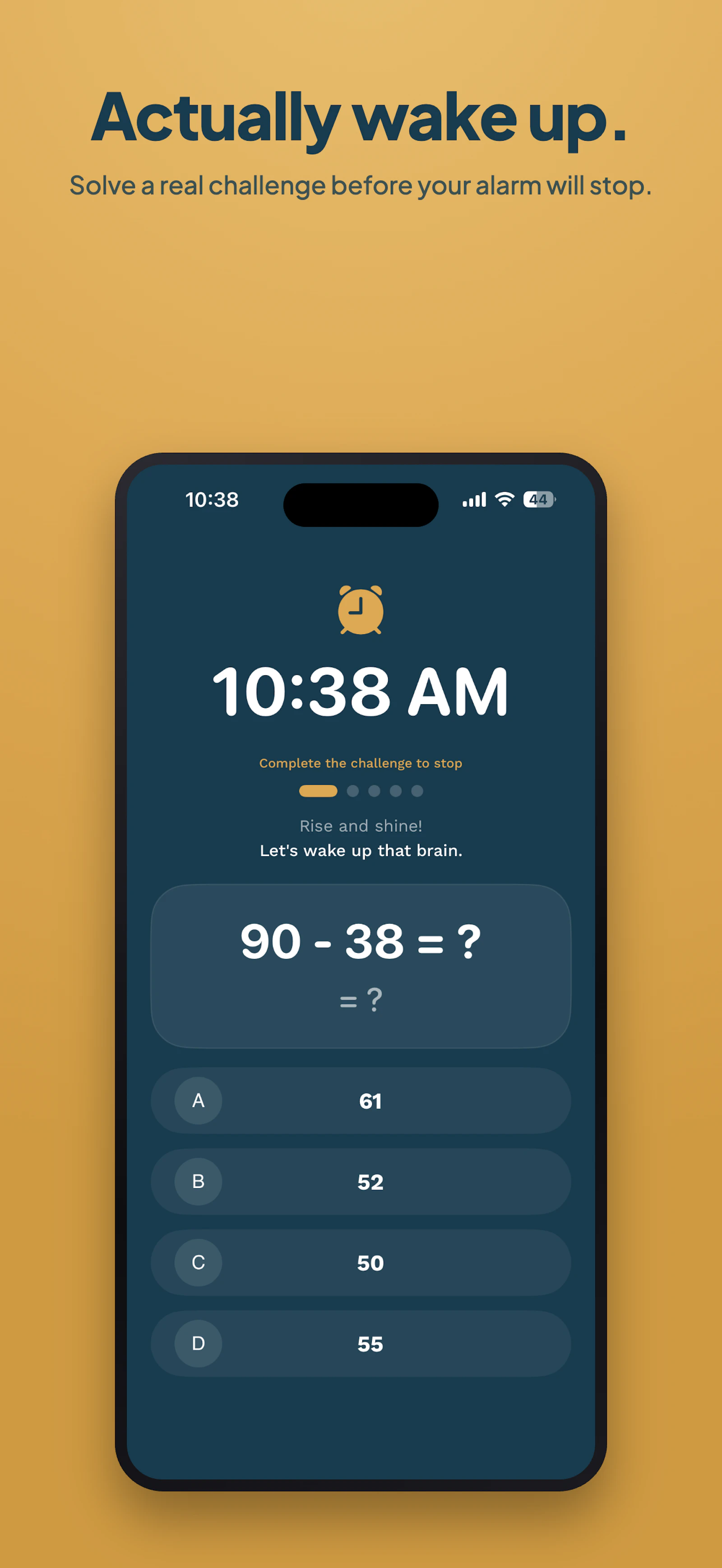 Alarmly - Wake Up With Challenges screenshot 1