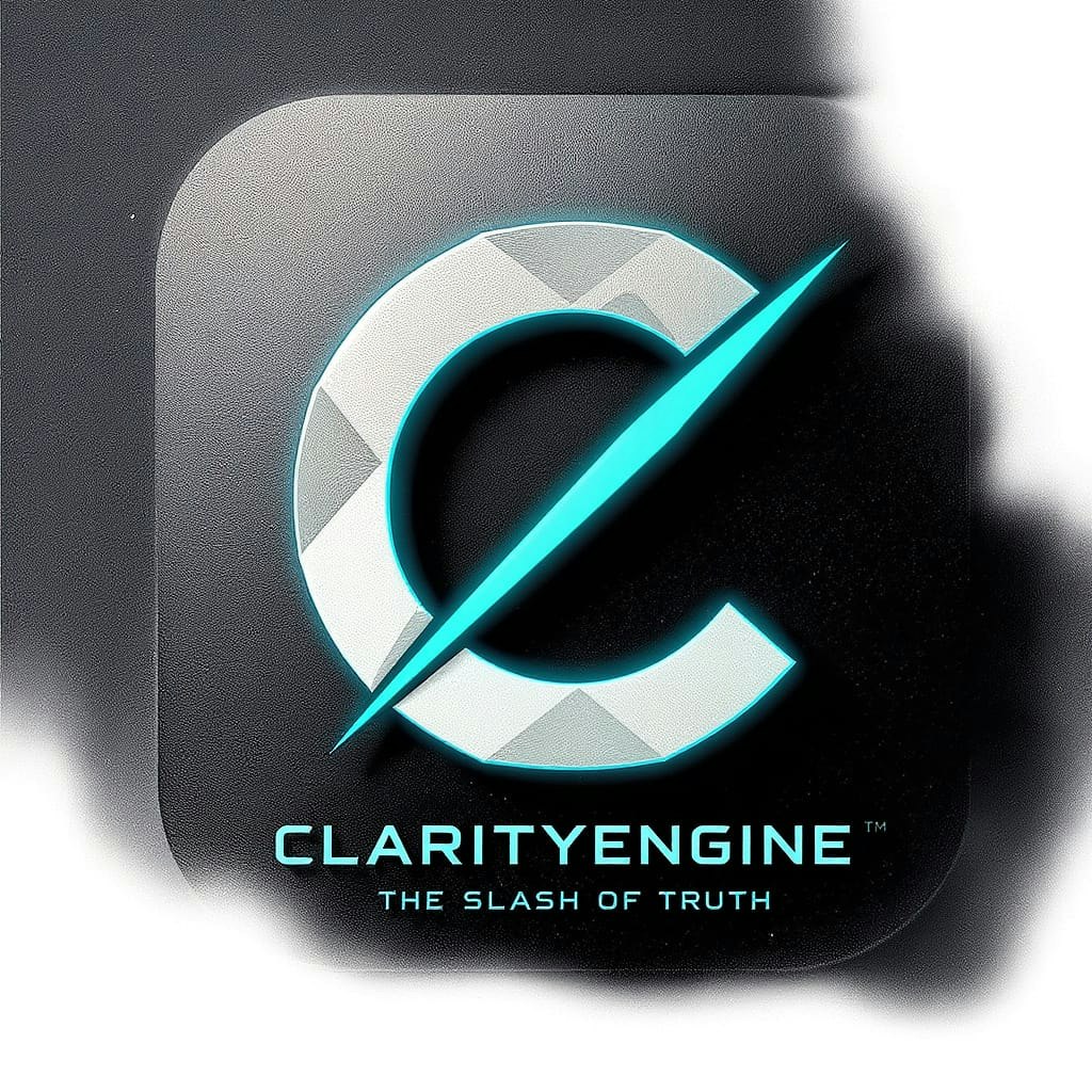 ClarityEngineHQ - Product Hunt launch logo and brand identity