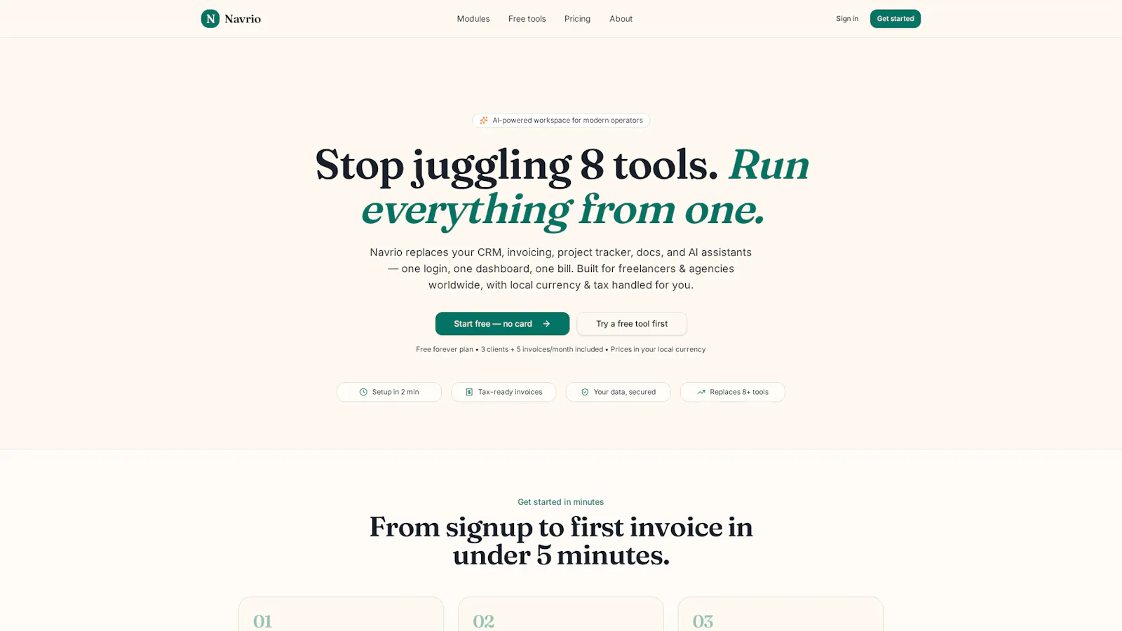 Navrio screenshot 1