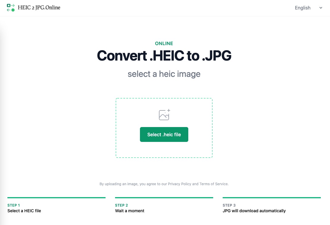 HEIC to JPEG Online Converter Product Information, Latest Updates