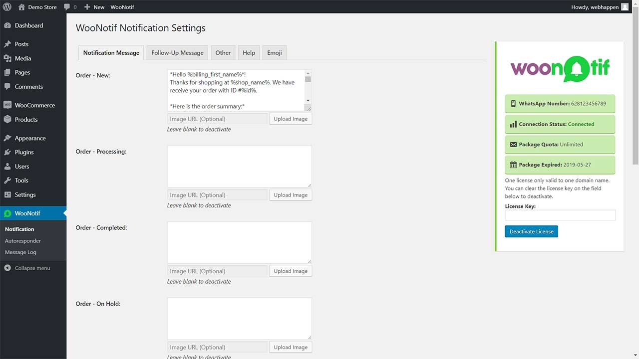 WooNotif gallery image