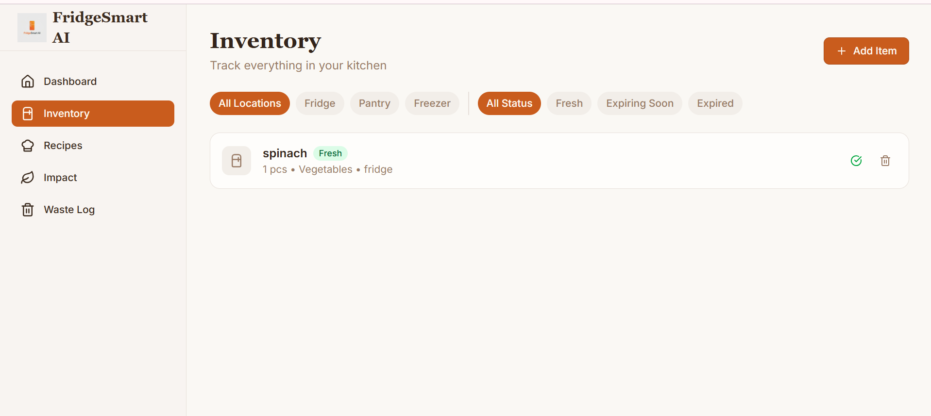 FridgeSmart AI gallery image
