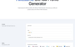 github profile readme generator media 2