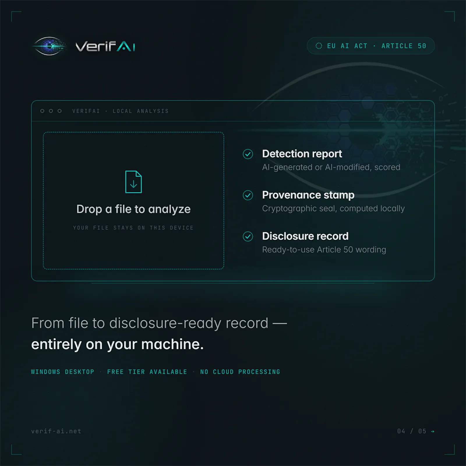 VerifAI screenshot 5