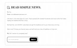 Dead Simple News media 2