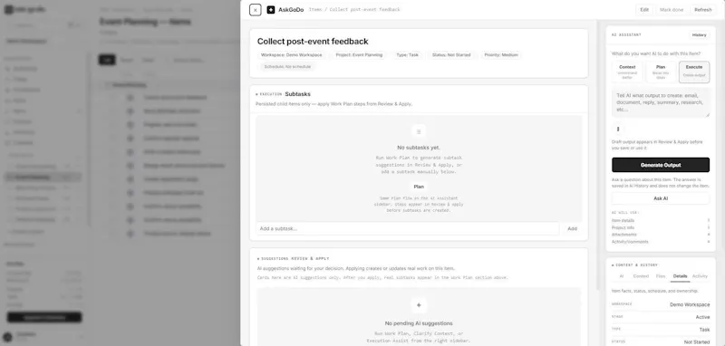 AskGoDo — Turn ideas into action screenshot 3