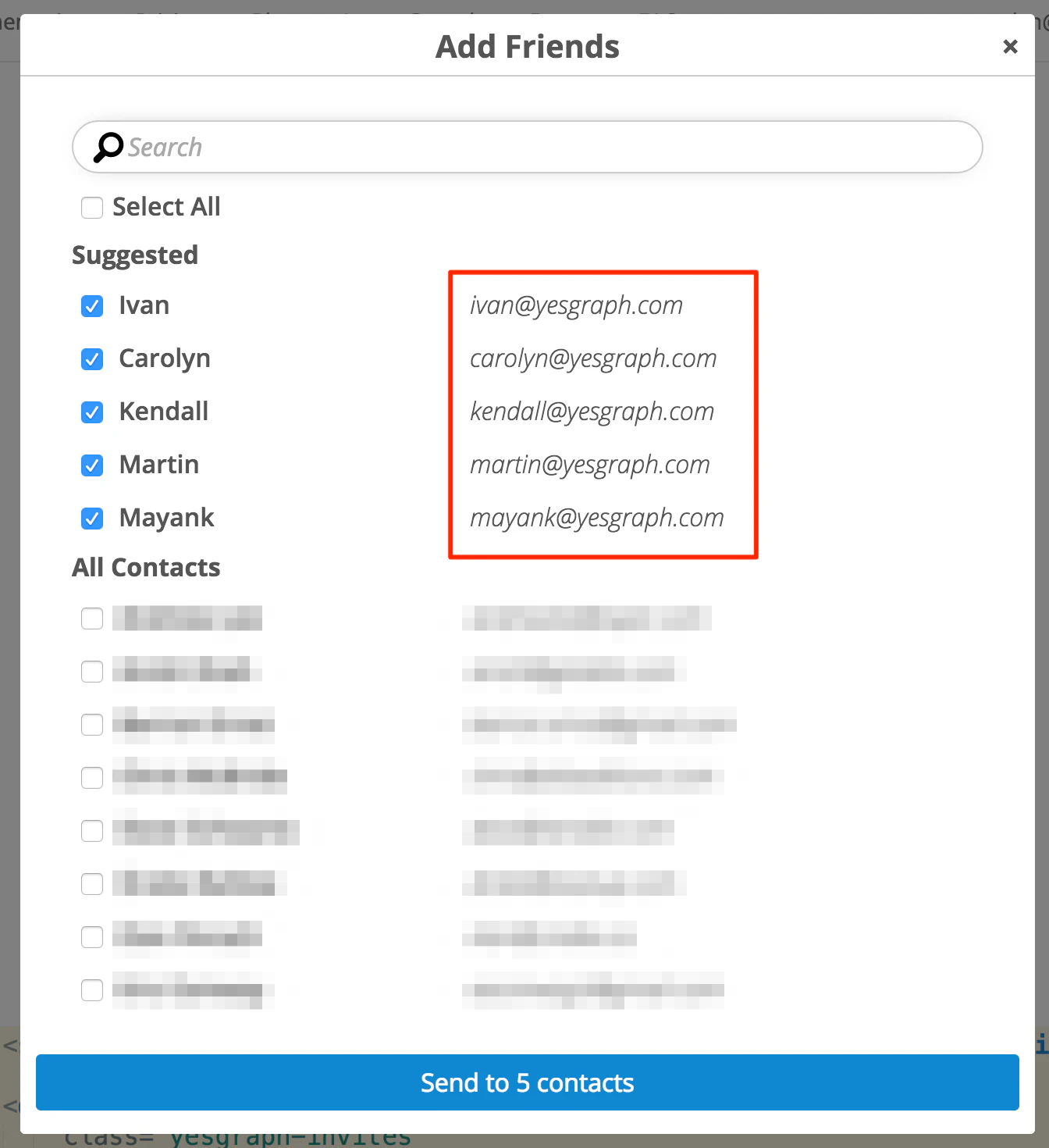 YesGraph Domain Targeting