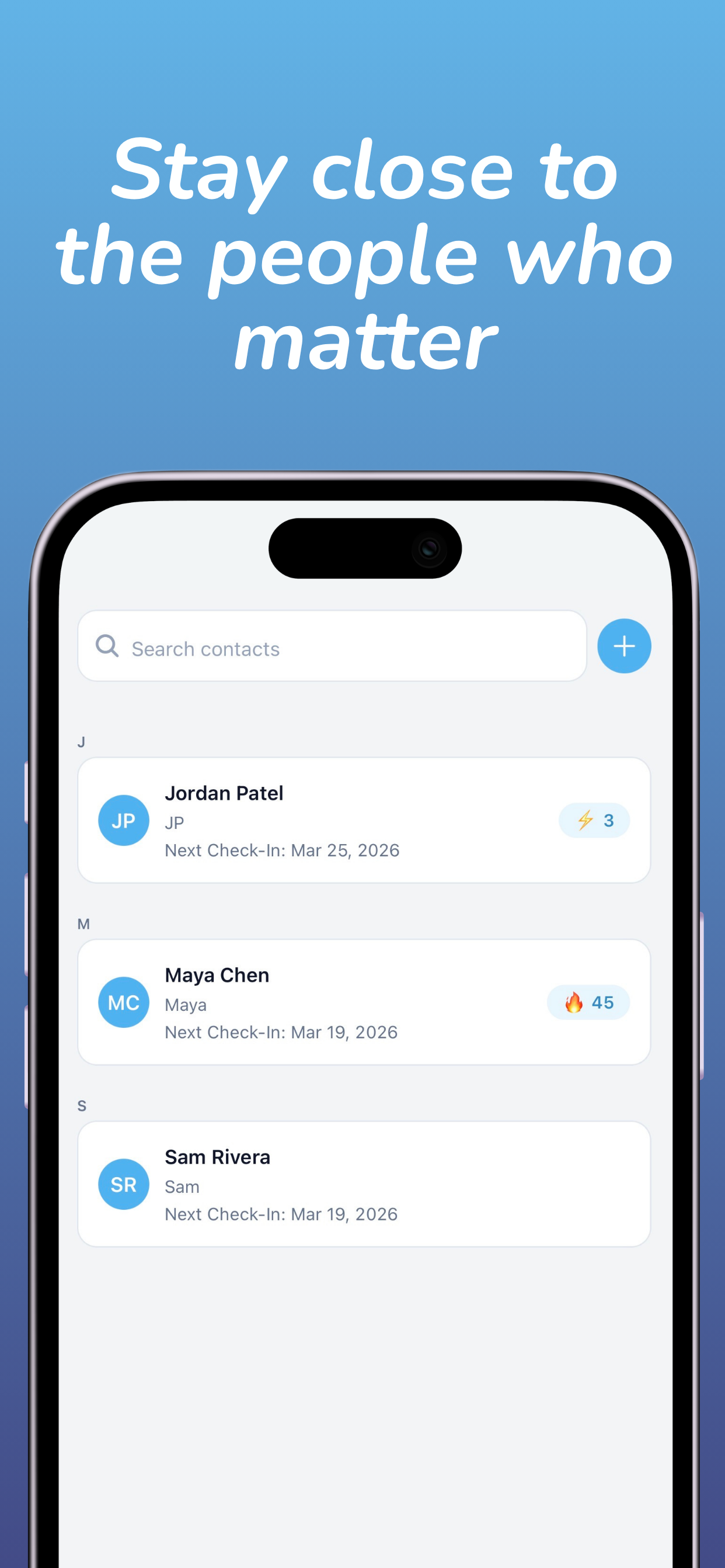 KeepMeClose: Contact Reminder gallery image