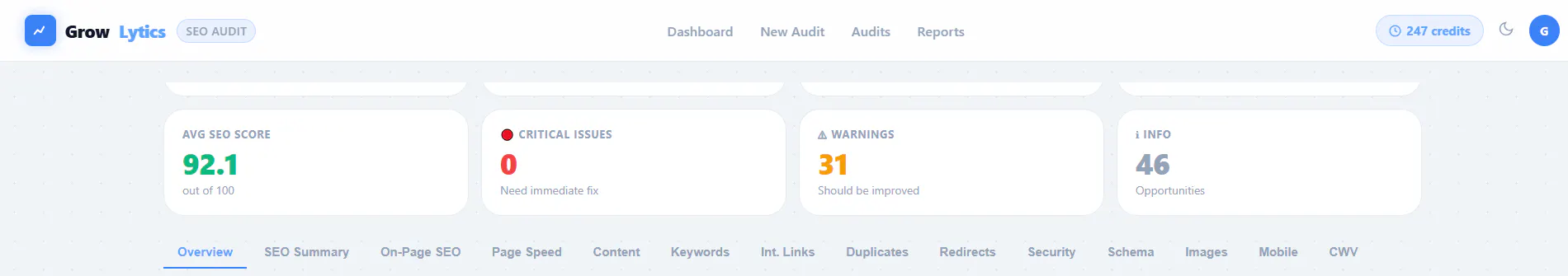 GrowLytics - SEO, Indexing, Audits Tools gallery image