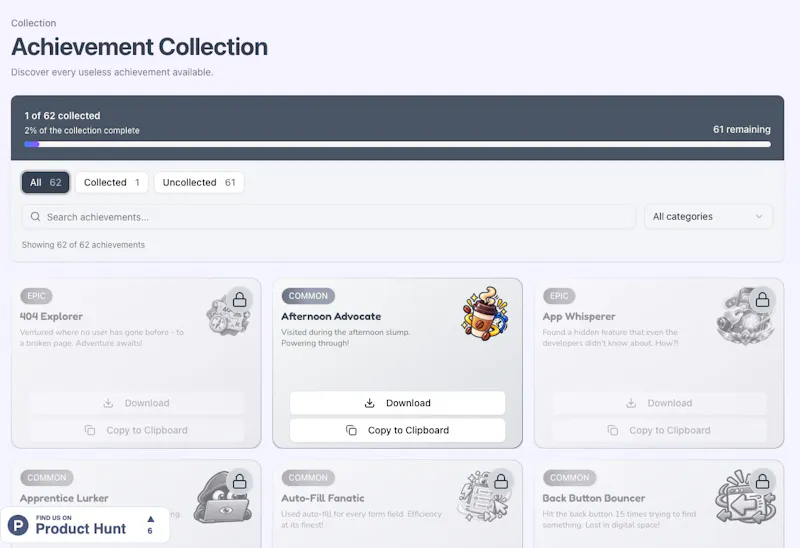Useless Achievements screenshot 4
