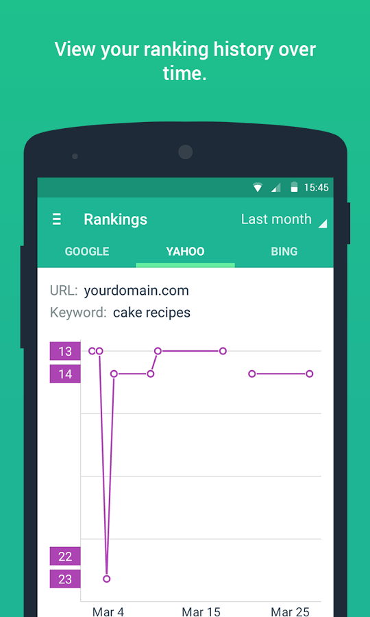 SEO SERP mojo - Rank Tracker gallery image