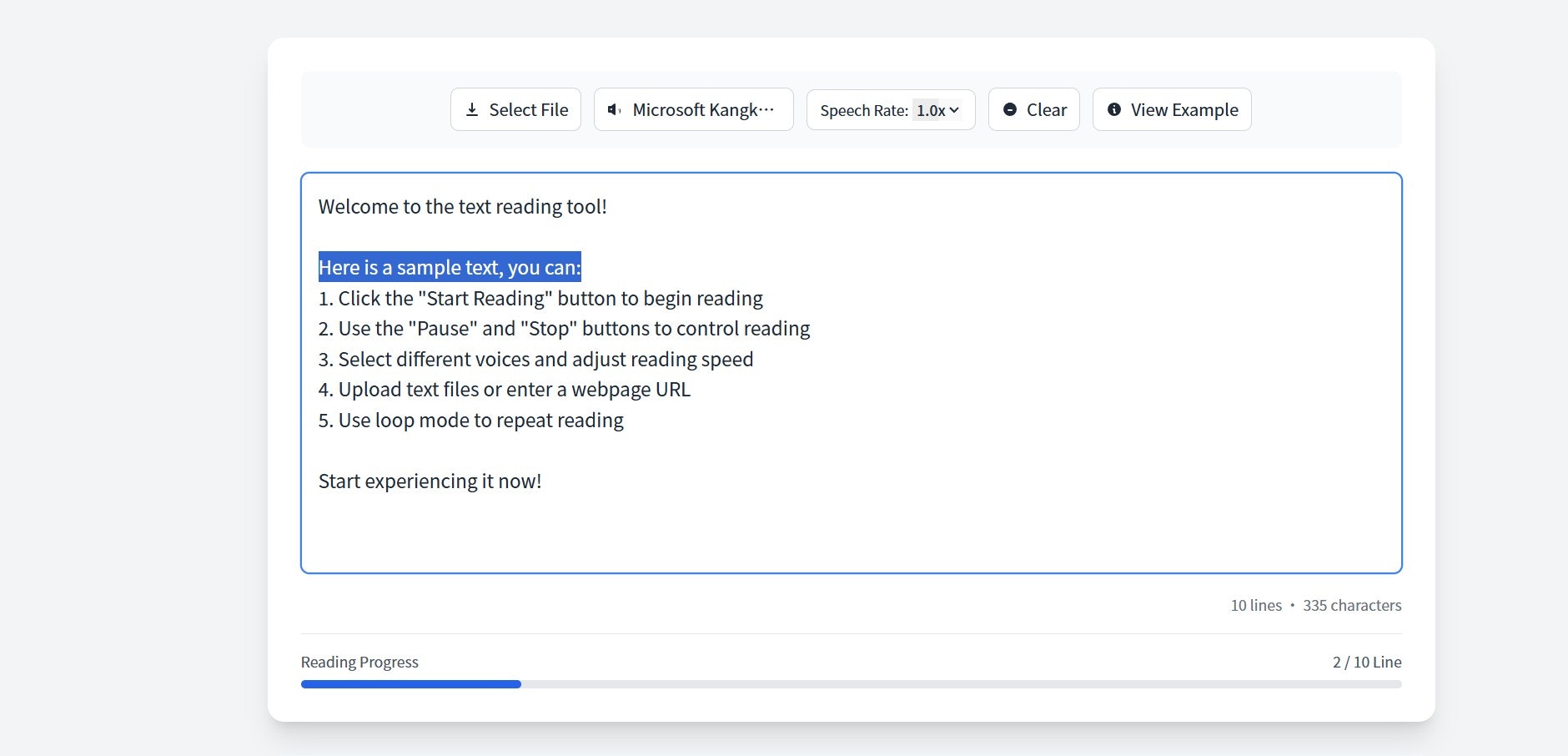 Média Lecteur de texte - Lecteur de texte en ligne gratuit 3