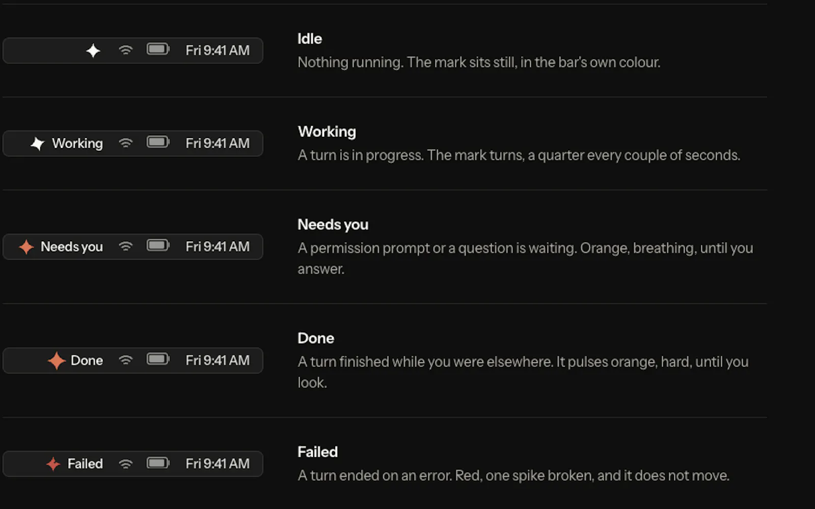 Claude Watch screenshot 2