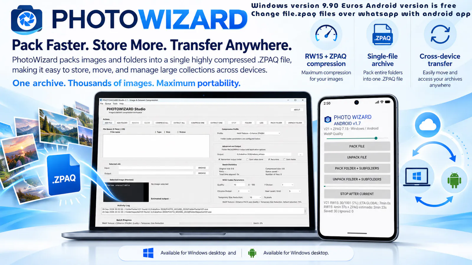 TERAZIP ALL PACKING BYTES screenshot 3