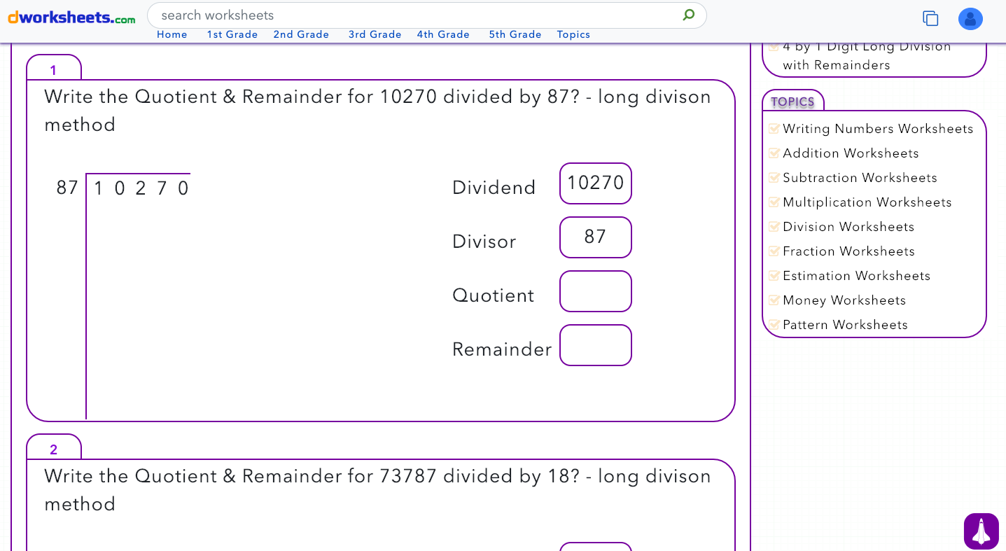 Dworksheets gallery image