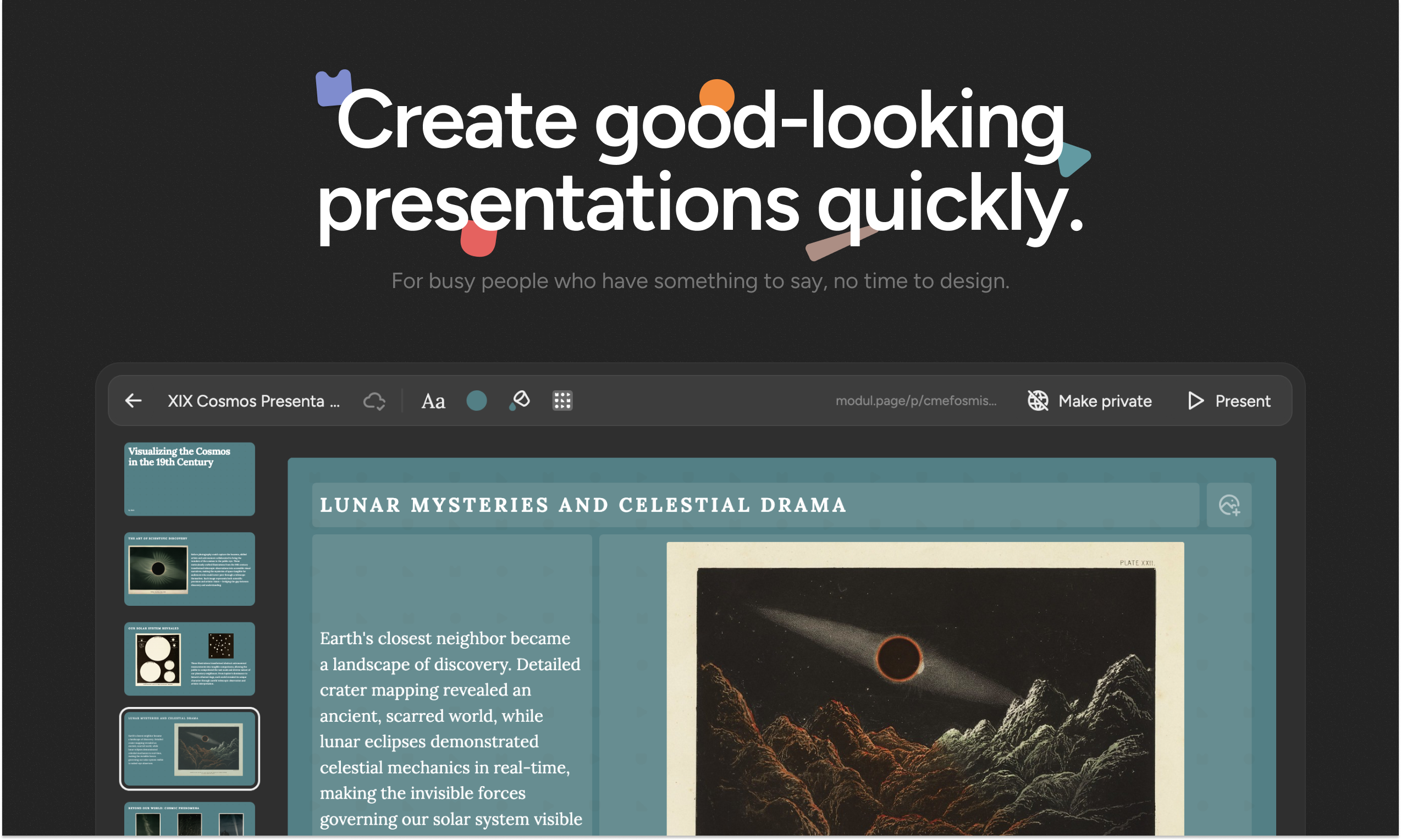 Módulo - Una herramienta para crear presentaciones atractivas rápidamente media 1