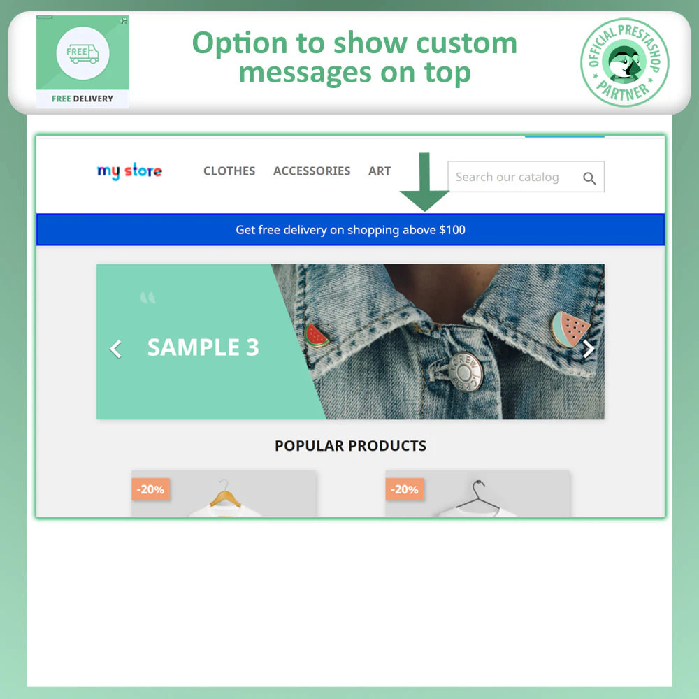 Prestashop Free Shipping 