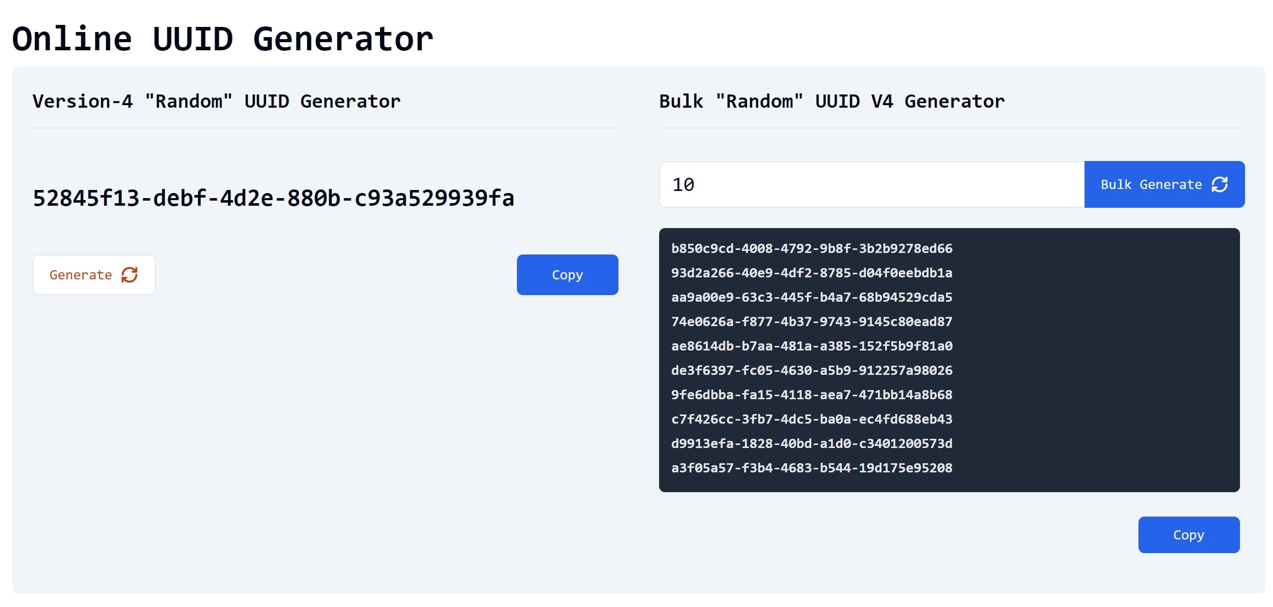 Online UUID Generator media 1