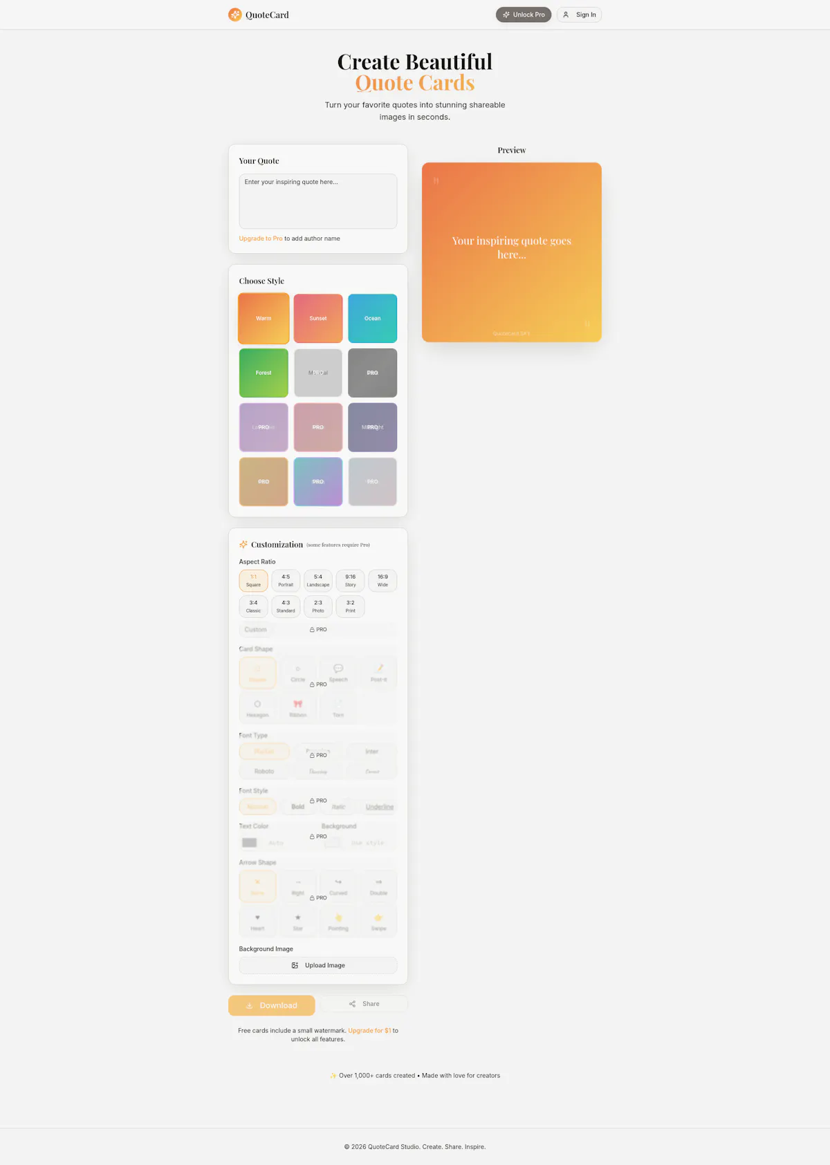 QuoteCard