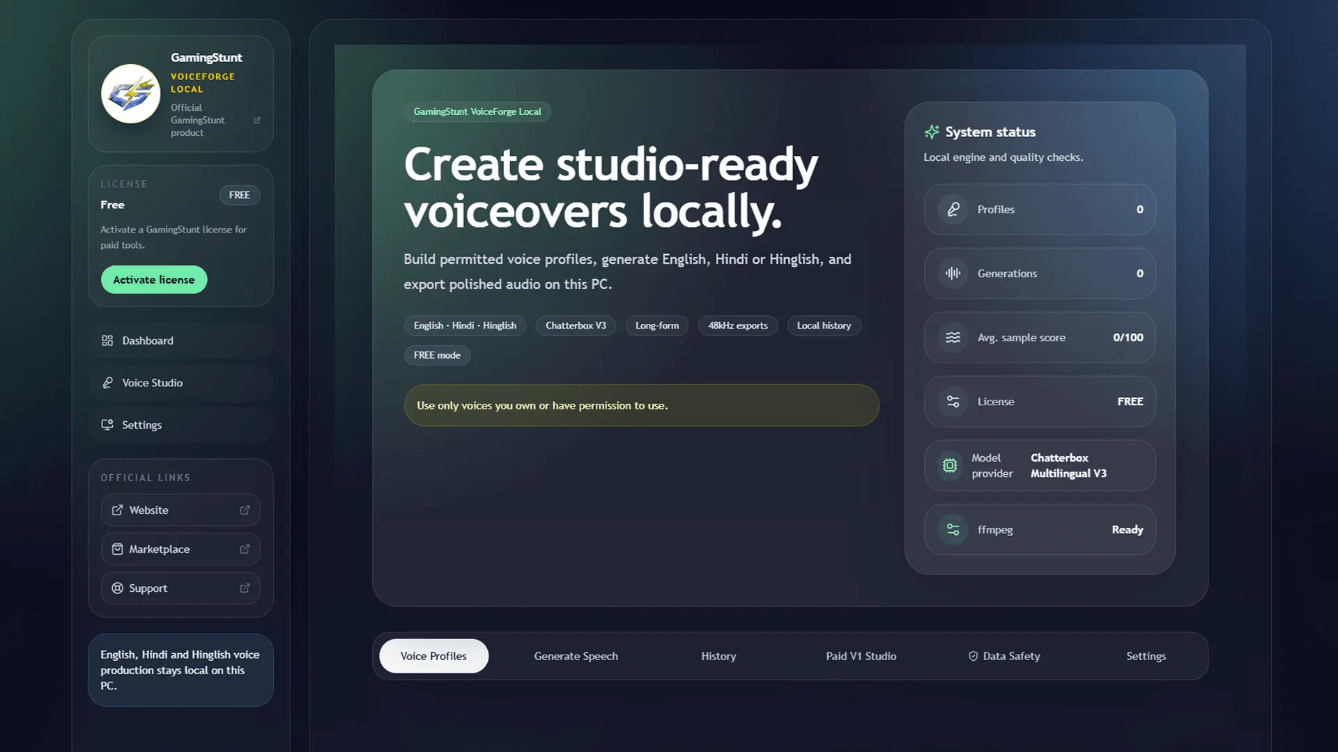 GamingStunt VoiceForge gallery image