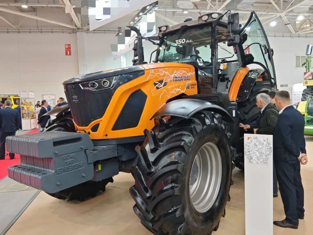 powerful agricultural tractor