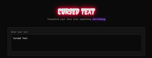 Cursed Text Generator gallery image