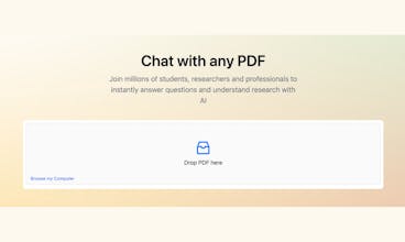 ChatGPT が PDF ドキュメントを要約していることを示すスクリーンショット。