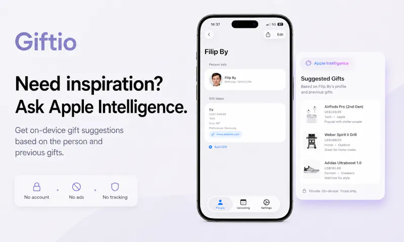 Giftio - Private Gift Planning screenshot 5