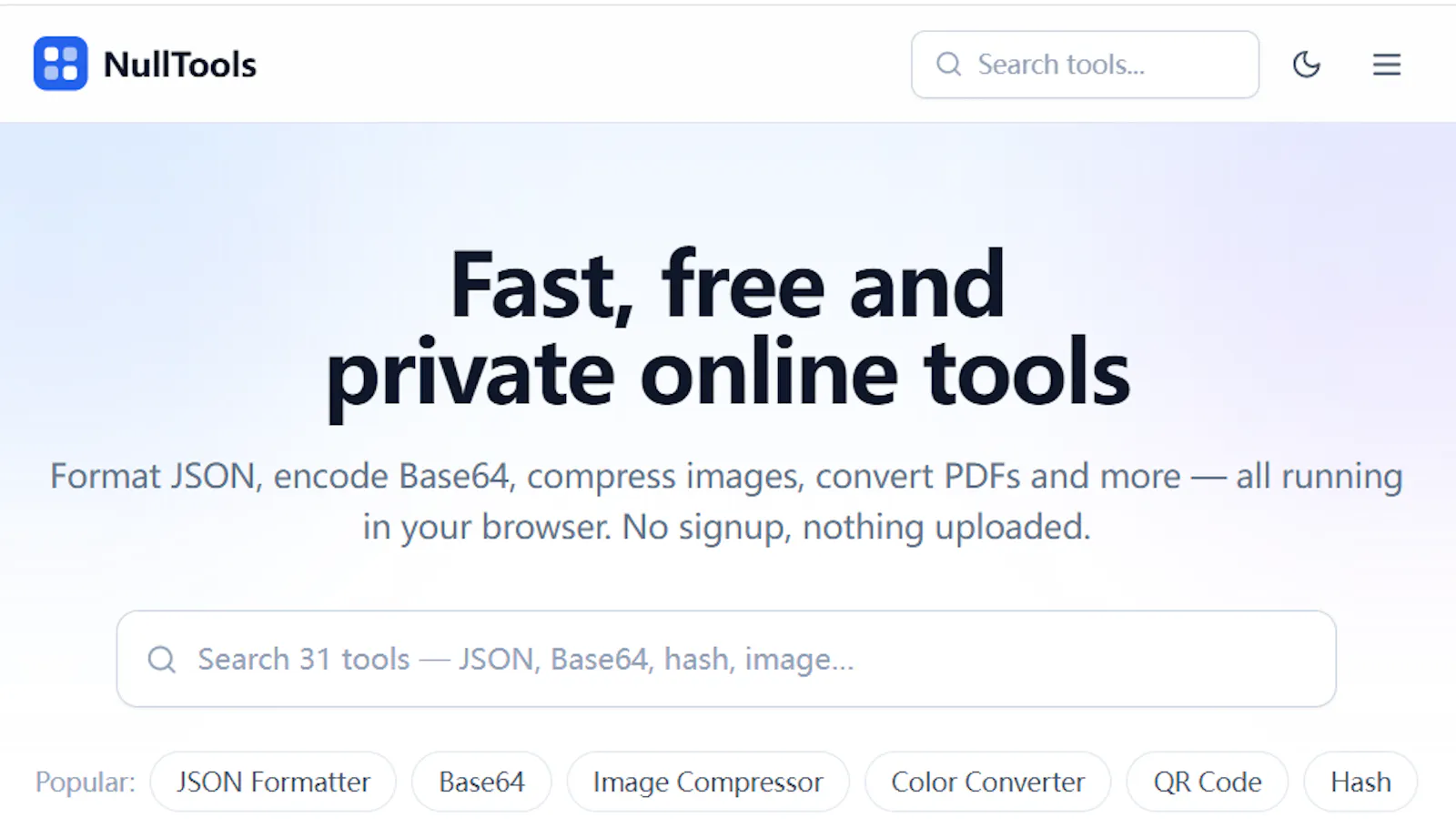 NullTools screenshot 1