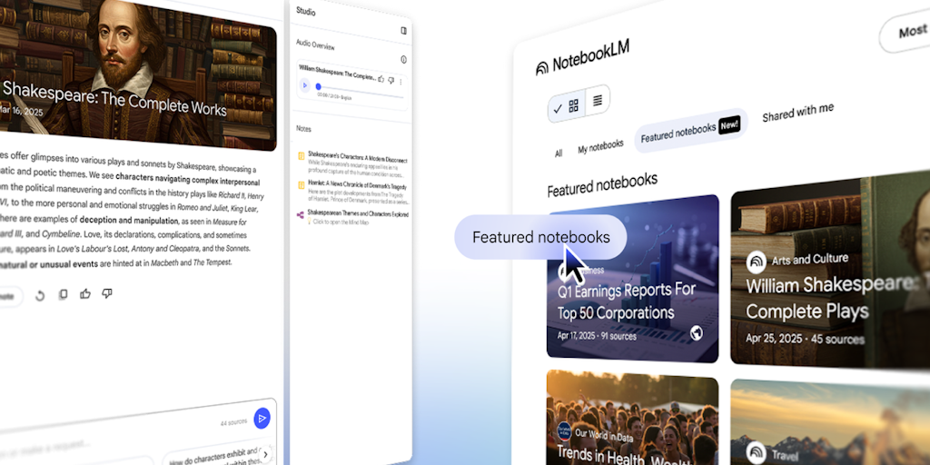 NotebookLM Featured Notebooks