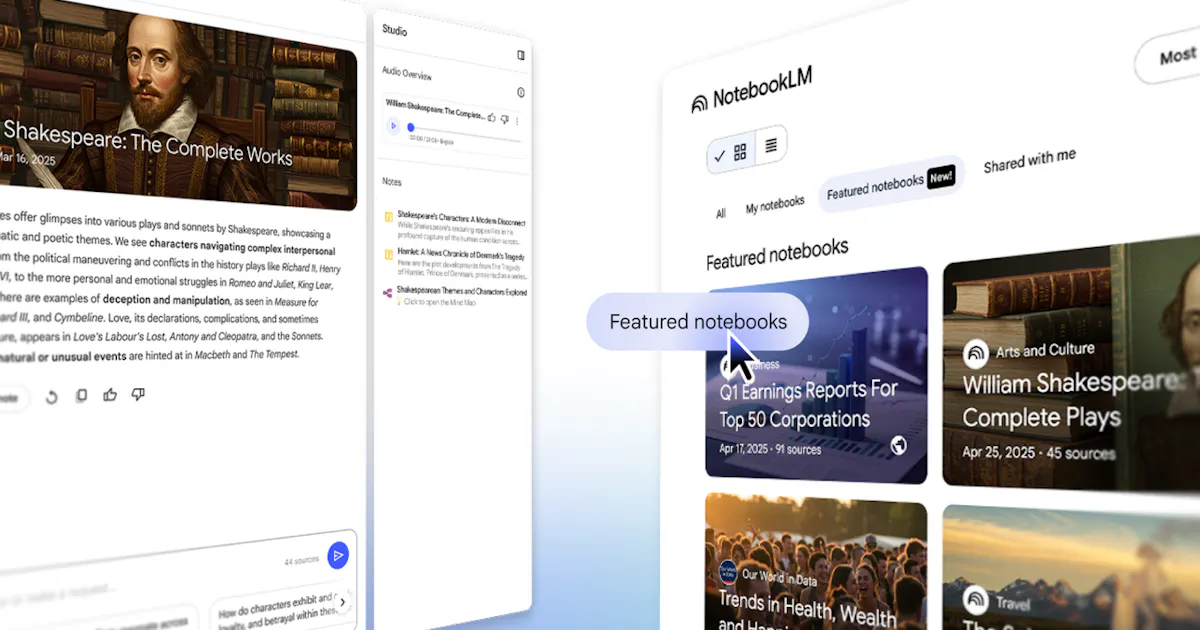 NotebookLM Featured Notebooks